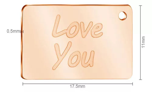 Colar De Carta De Amor Com Envelope - Promoção Dia dos Namorados