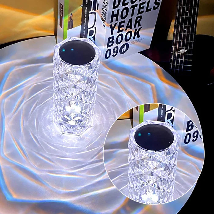 Luminária em Cristal de Mesa Led - 16 CORES DE LED - All Trade Variedades
